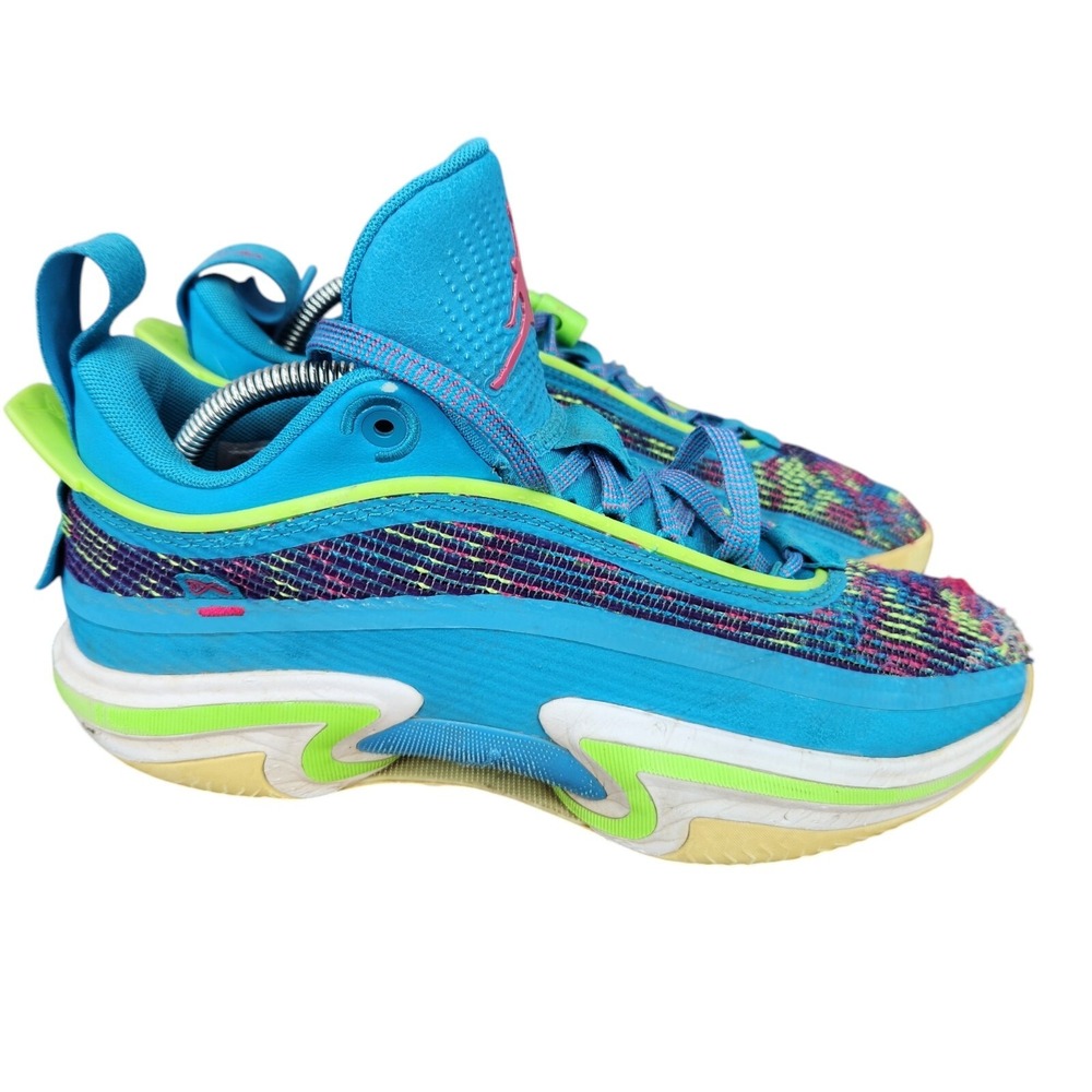 Luka‎ Doncic Air Jordan 36 Sneakers Mens 9 Laser Blue Basketball Shoes   *